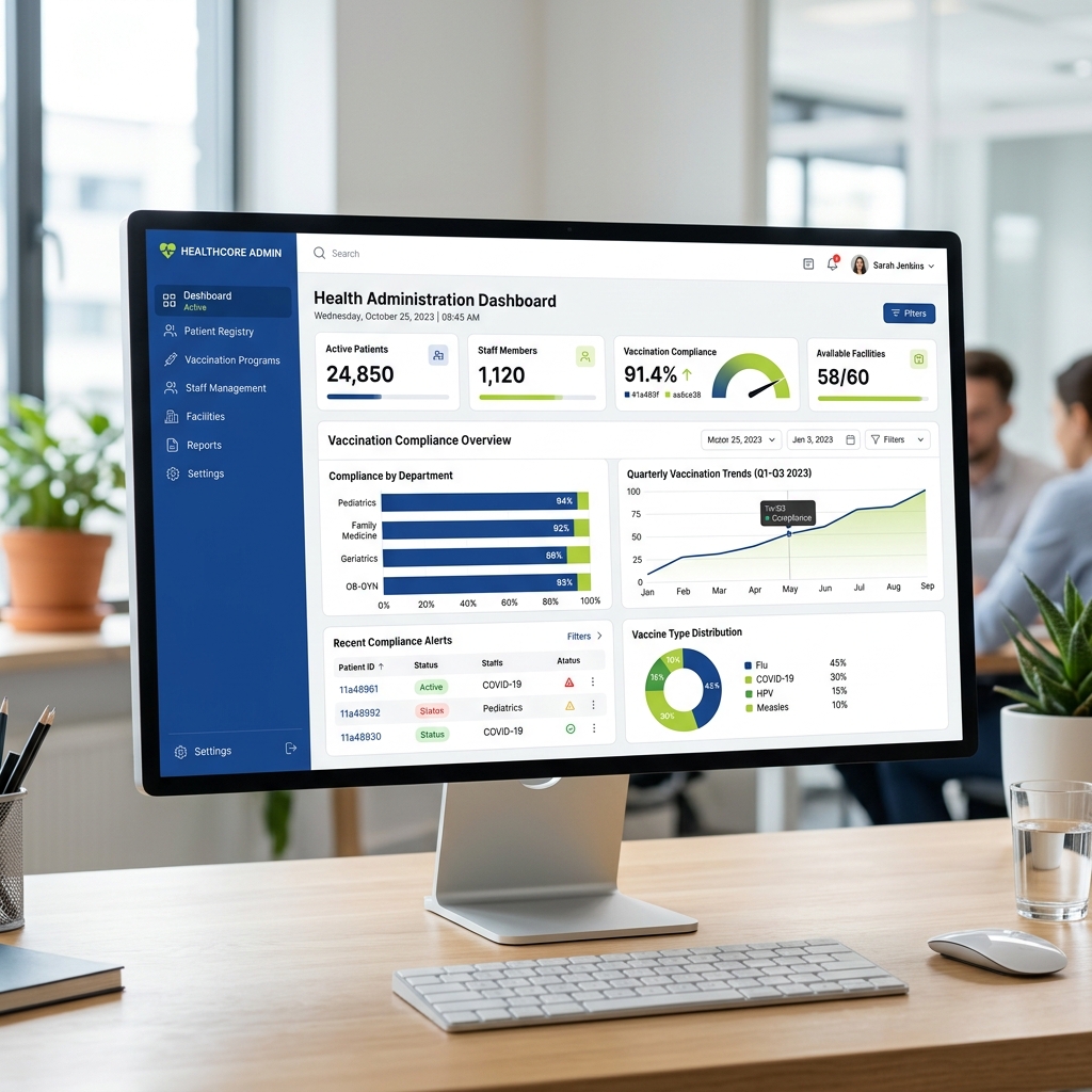 Dashboard de Administración de Salud